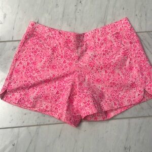 Lilly Pulitzer, pink and white shorts size small.
